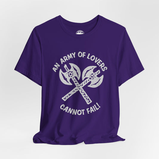 An Army of Lovers Cannot Fail! (Replica 70's Lesbian Pride Tee/Rita Mae Brown)