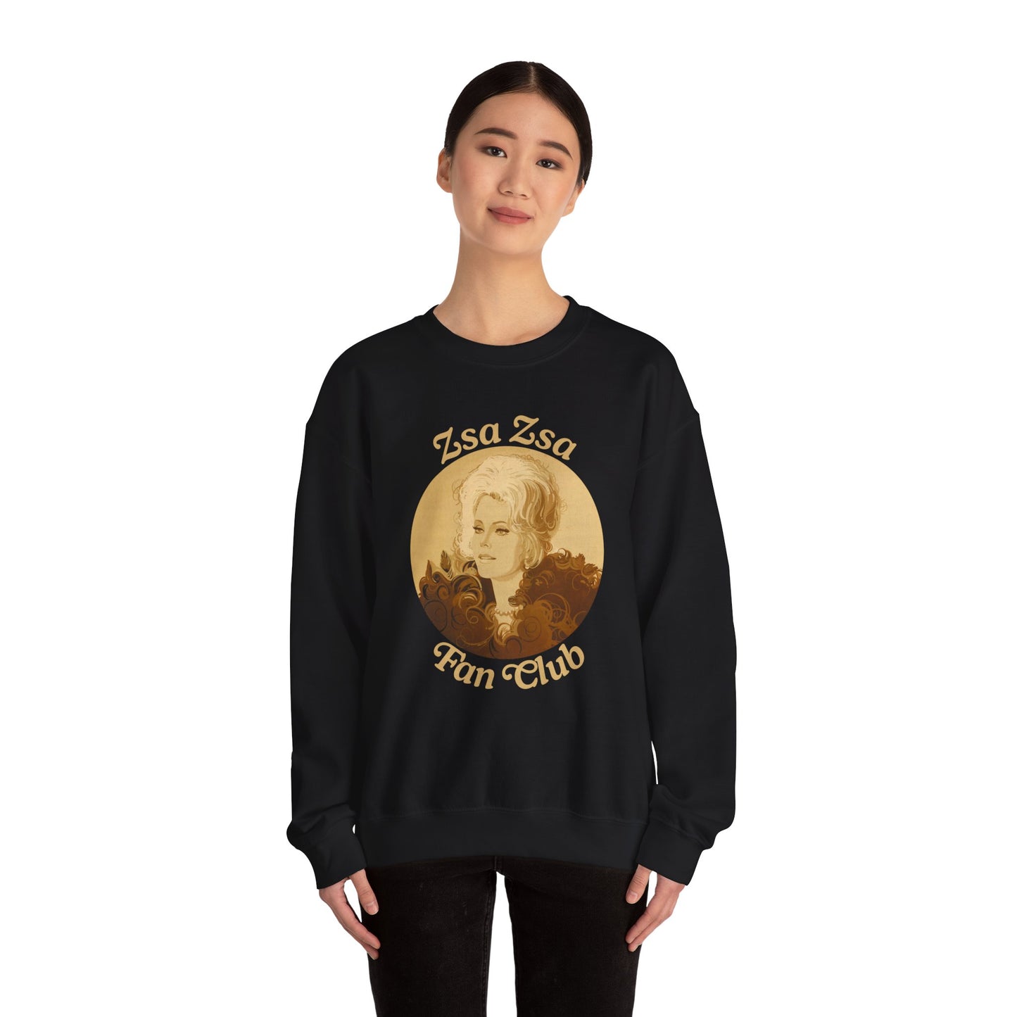 Zsa Zsa Fan Club Sweatshirt (Zsa Zsa Gabor Portrait from Dean Martin's Roast)