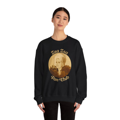 Zsa Zsa Fan Club Sweatshirt (Zsa Zsa Gabor Portrait from Dean Martin's Roast)
