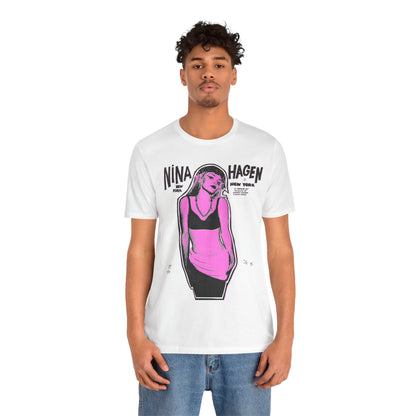Nina Hagen (Replica New York New York Promo Tee with Vintage Punk Effect/Nina Hagen Shirt)