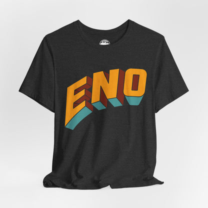 Eno (Here Come the Warm Jets Logo/Brian Eno shirt)