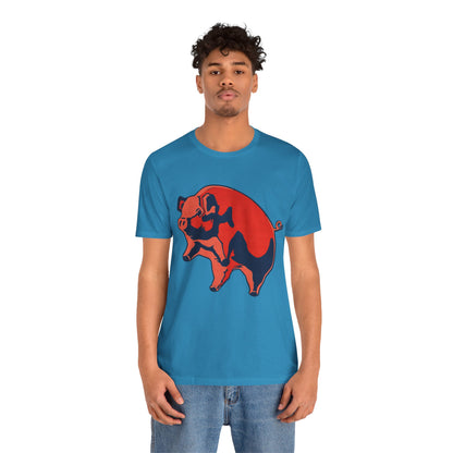 Pink Floyd (Oversized Animals Pig with Vintage Print Effect)