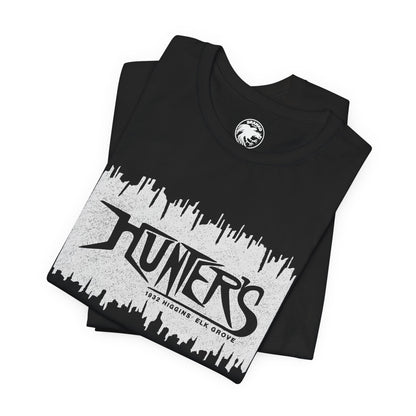 Hunters (Elk Grove Illinois Gay Bar/1982-2013/Chicago Suburb/Logo with Vintage Print Effect)