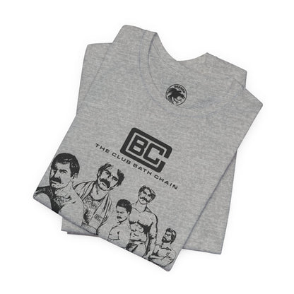 The Club Bath Chain (Replica 70's Souvenir T-Shirt/Gay Bathhouse Chain)