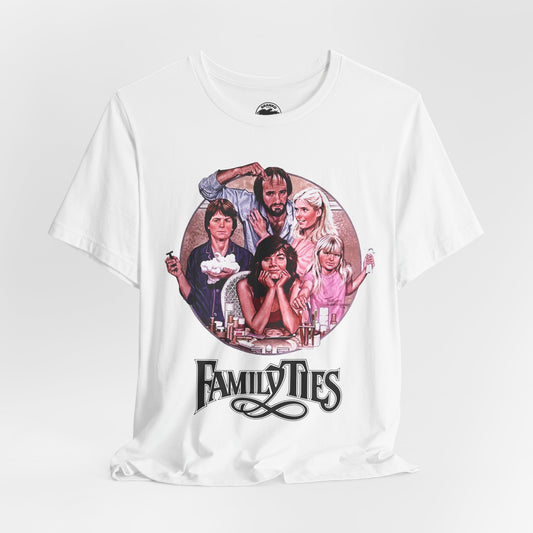 Family Ties (Replica Early 80's Promo Shirt/80's Tees)