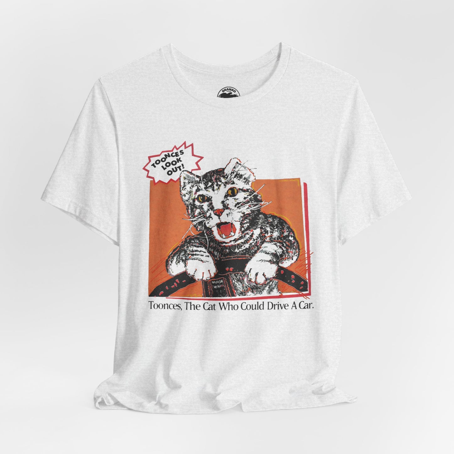 Toonces the Driving Cat (Replica SNL Promo Tee/Late 80's Early 90's)