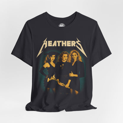 Heathers (Metal Tee Edition/Heathers Graphic with Vintage Metal Vibe)