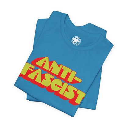 Anti-Fascist (70's Font with Vintage Print Effect)