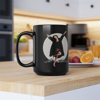 Cher Moonstruck  (Black Mug, 15oz)