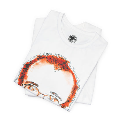 Andy Warhol x Keith Haring (Portrait T-Shirt with Vintage Print Effect)