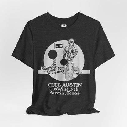 Club Austin (Replica Austin Club Bath Chain Promo Shirt/Gay Bathhouse/Club Baths Shirt)