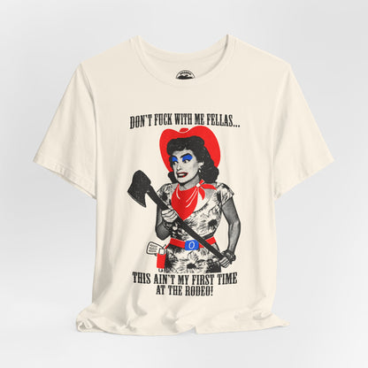 Joan Crawford (Replica 90's Don't Fuck With Me Fellas Tee)