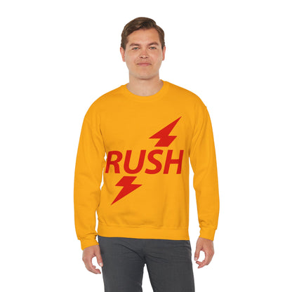Rush Poppers Sweatshirt (Logo with Vintage Print Effect)