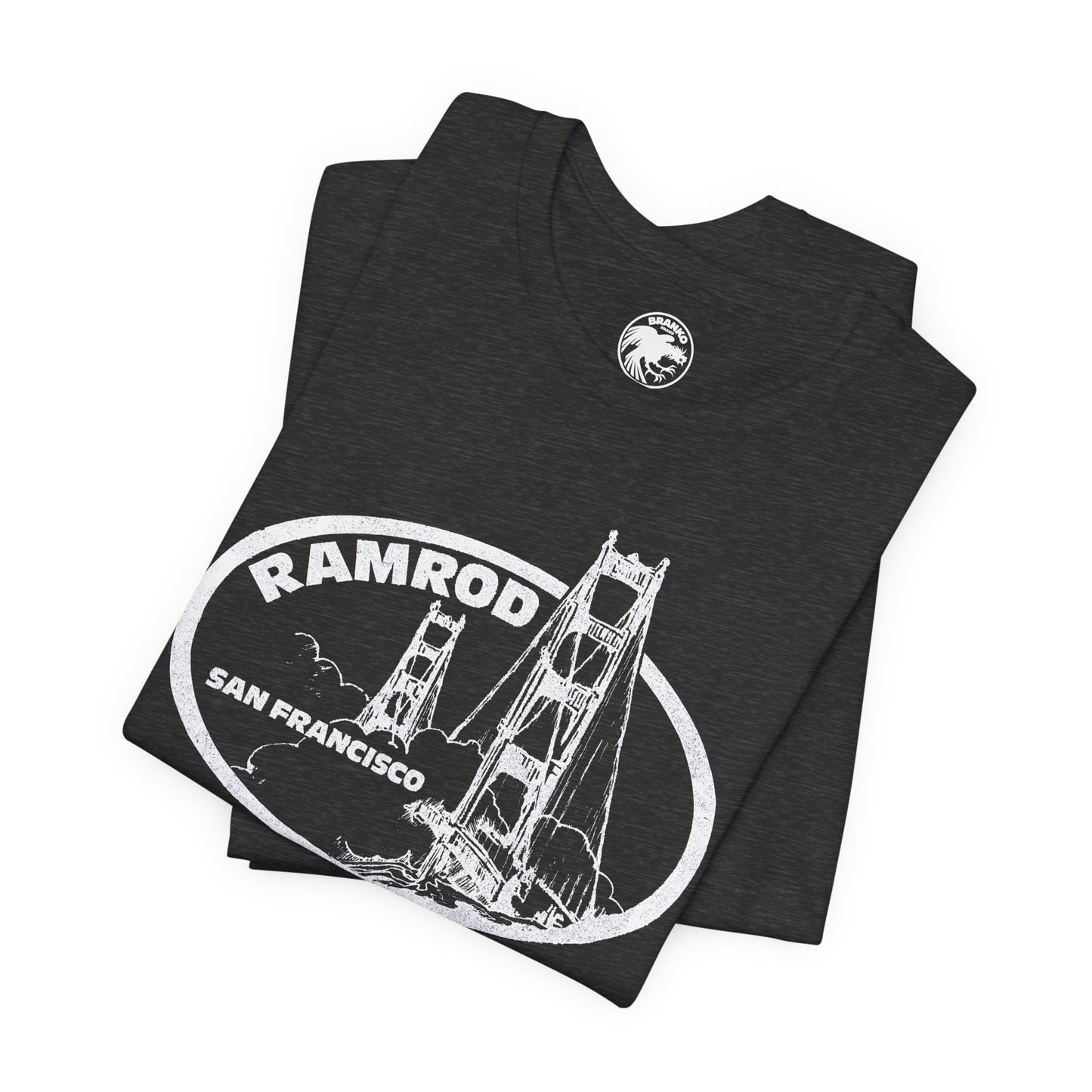 Ramrod San Francisco (San Francisco Leather & Cowboy Bar 1968-1983/Replica Promo Tee with Vintage Grunge Effect)