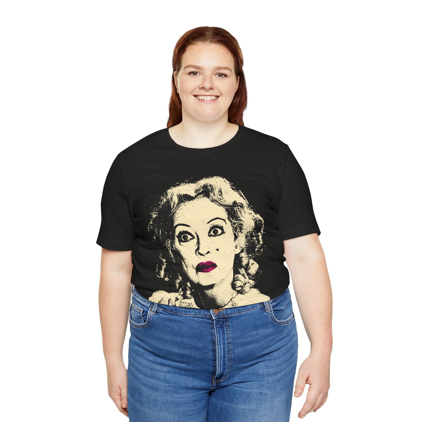 What Ever Happened to Baby Jane? (Graphic with Vintage Print Effect/Bette Davis as Baby Jane)