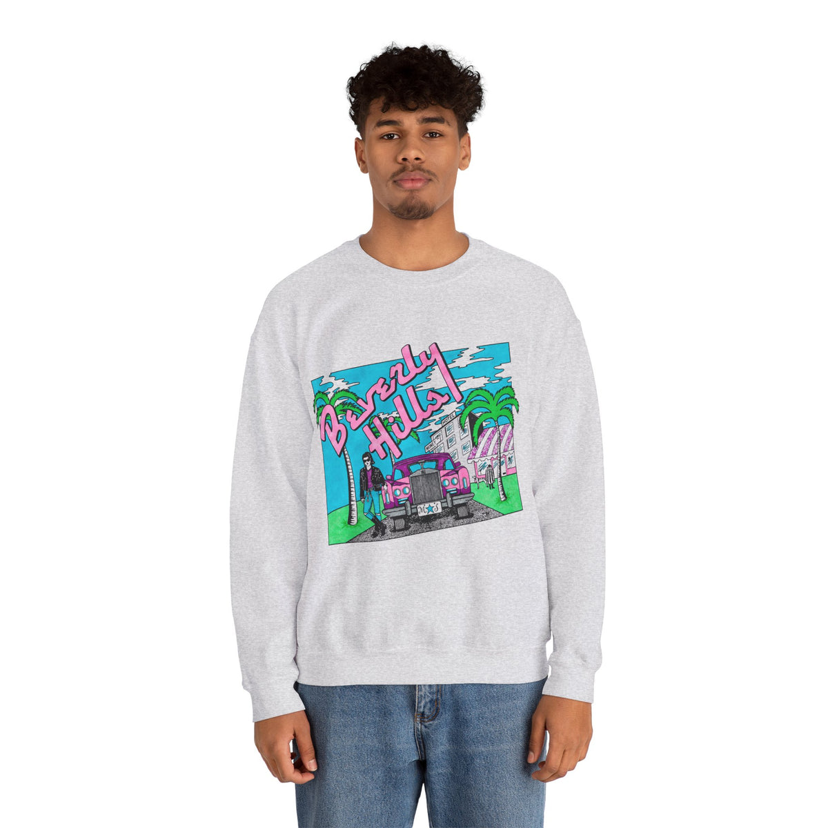 Beverly Hills Sweatshirt (Replica 80's Souvenir Sweatshirt)