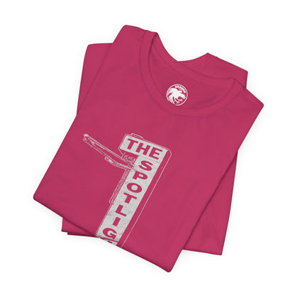 Spotlight (Historic Los Angeles Gay Bar/1963-2011/Exterior Sign Illustration with Vintage Print Effect)