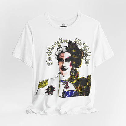Alternative Miss World (Replica 1981 Souvenir Tee with Vintage Print Effect)