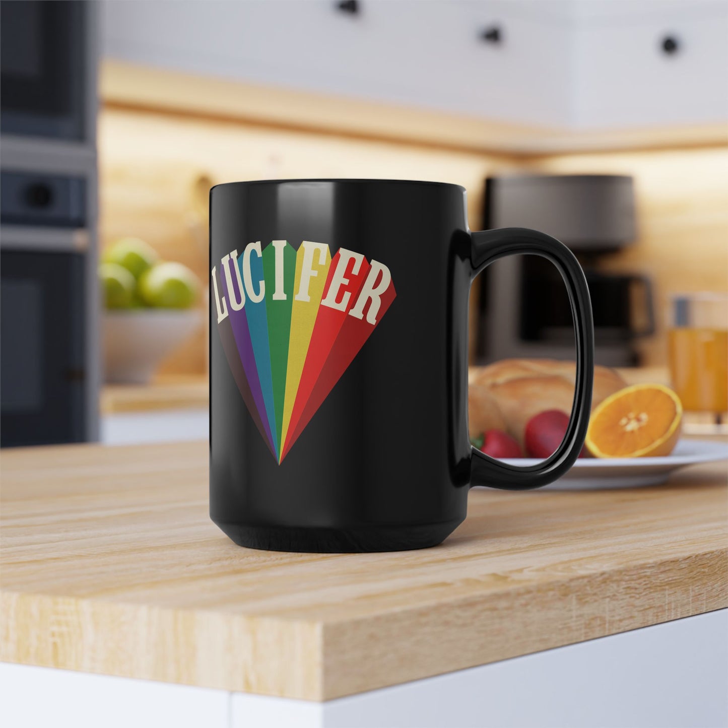 Lucifer Rising Mug (15 oz. Black Mug/Kenneth Anger)