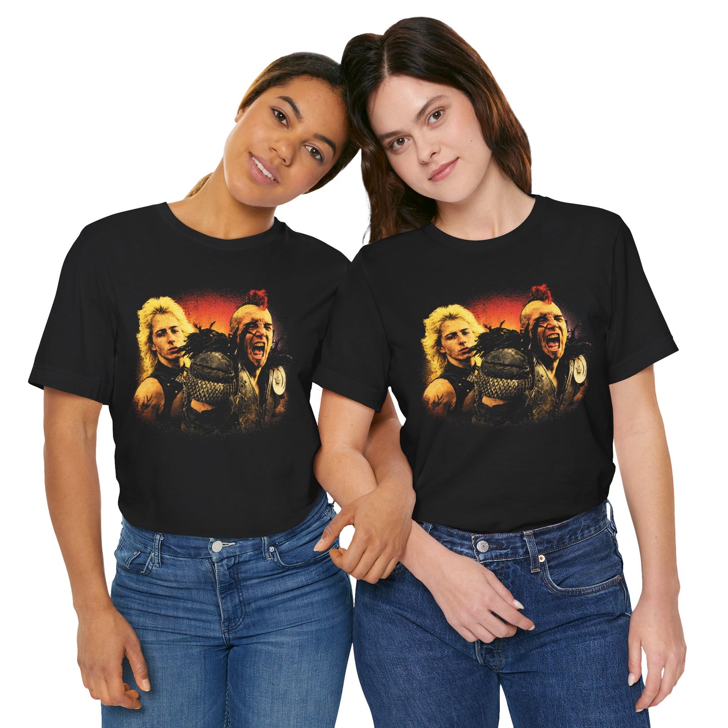 Wez & the Golden Youth (Graphic with Vintage Print Effect/Road Warrior/Mad Max 2)