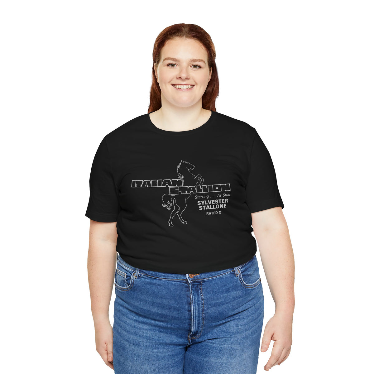 Italian Stallion/The Party at Kitty and Stud's (Replica 70's Promo Tee/Stallone Adult Film)