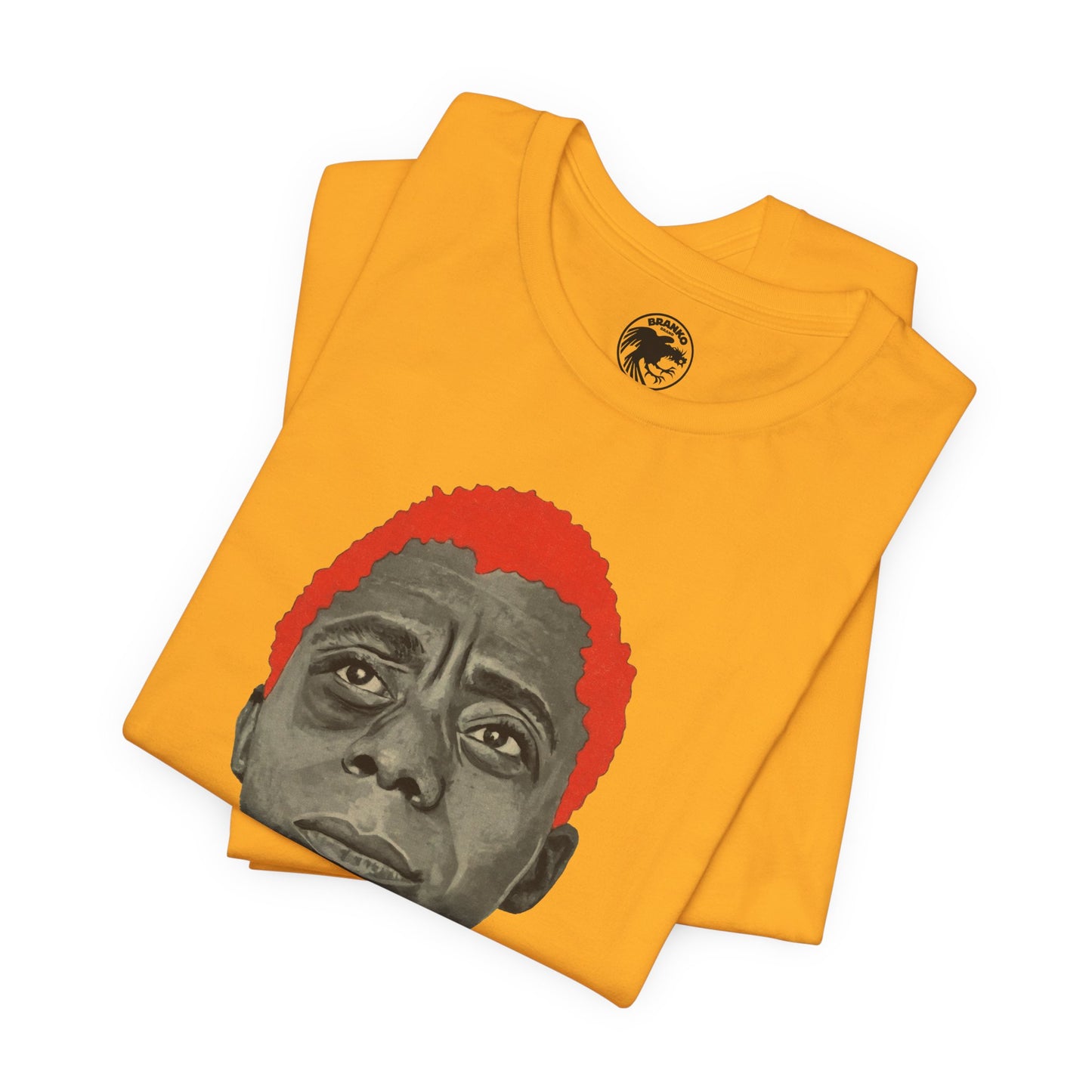 James Baldwin (Stylized Portrait with Vintage Print Effect)