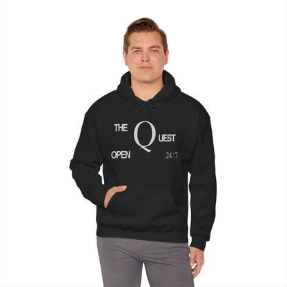 The Quest Club Hoodie (Birmingham Alabama Gay Club/1977-2022/Exterior Sign with Vintage Print Effect)