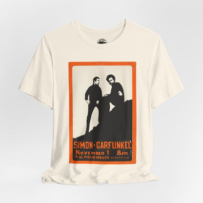 Simon & Garfunkel (Image from silk screened concert poster/mid-60's)