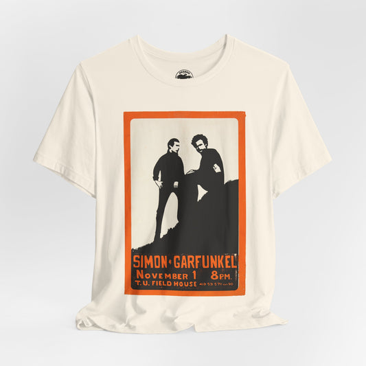 Simon & Garfunkel (Image from silk screened concert poster/mid-60's)