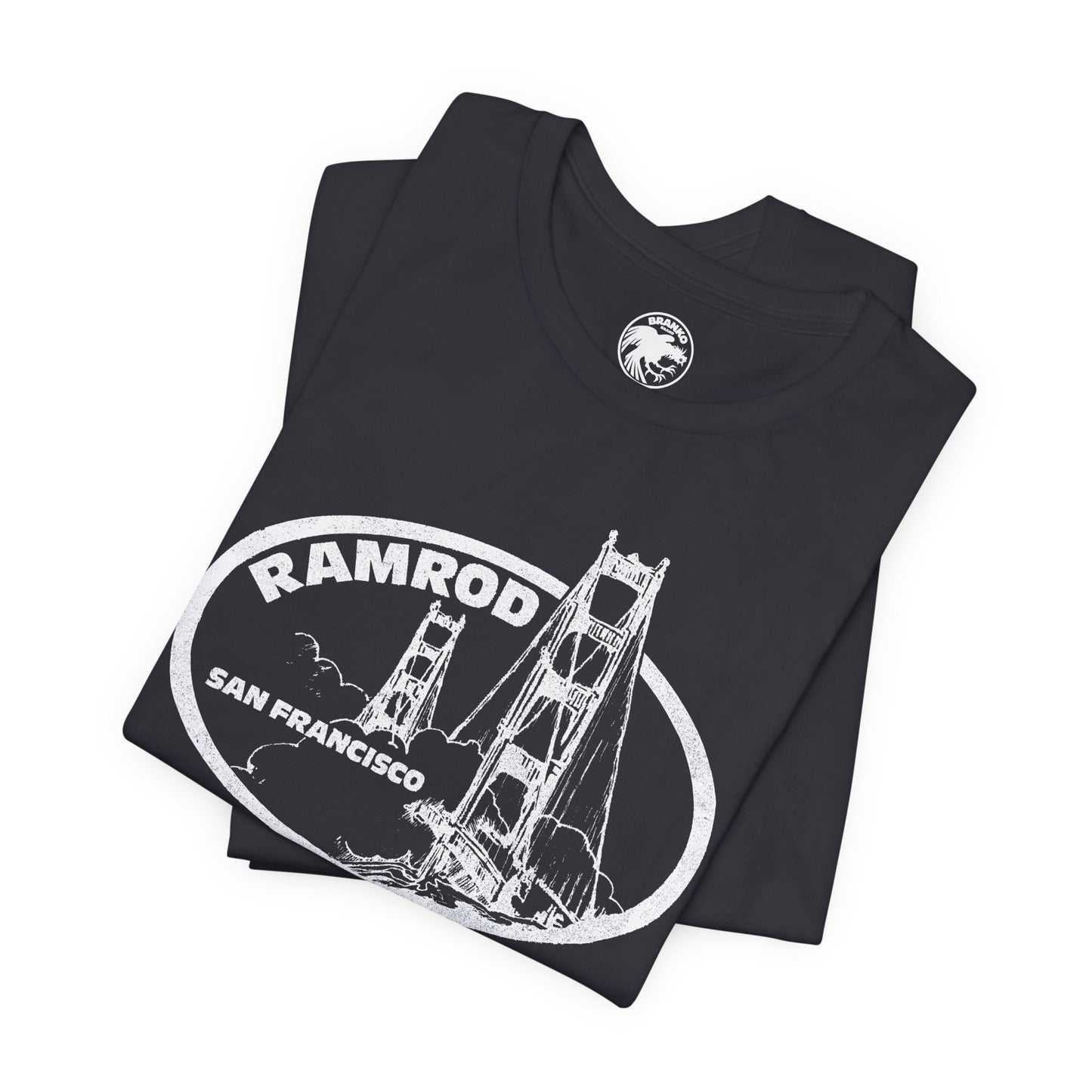 Ramrod San Francisco (San Francisco Leather & Cowboy Bar 1968-1983/Replica Promo Tee with Vintage Grunge Effect)