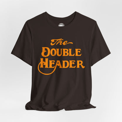 The Double Header (Historic Seattle Gay Bar/1934-2015/Logo with Vintage Print Effect)
