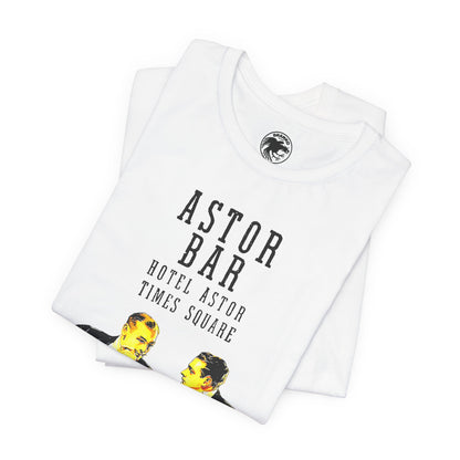 The Astor Bar (Historic New York City Gay Bar/1910-1967/Astor Hotel Times Square/Image on Shirt from 1920's Matchbook)