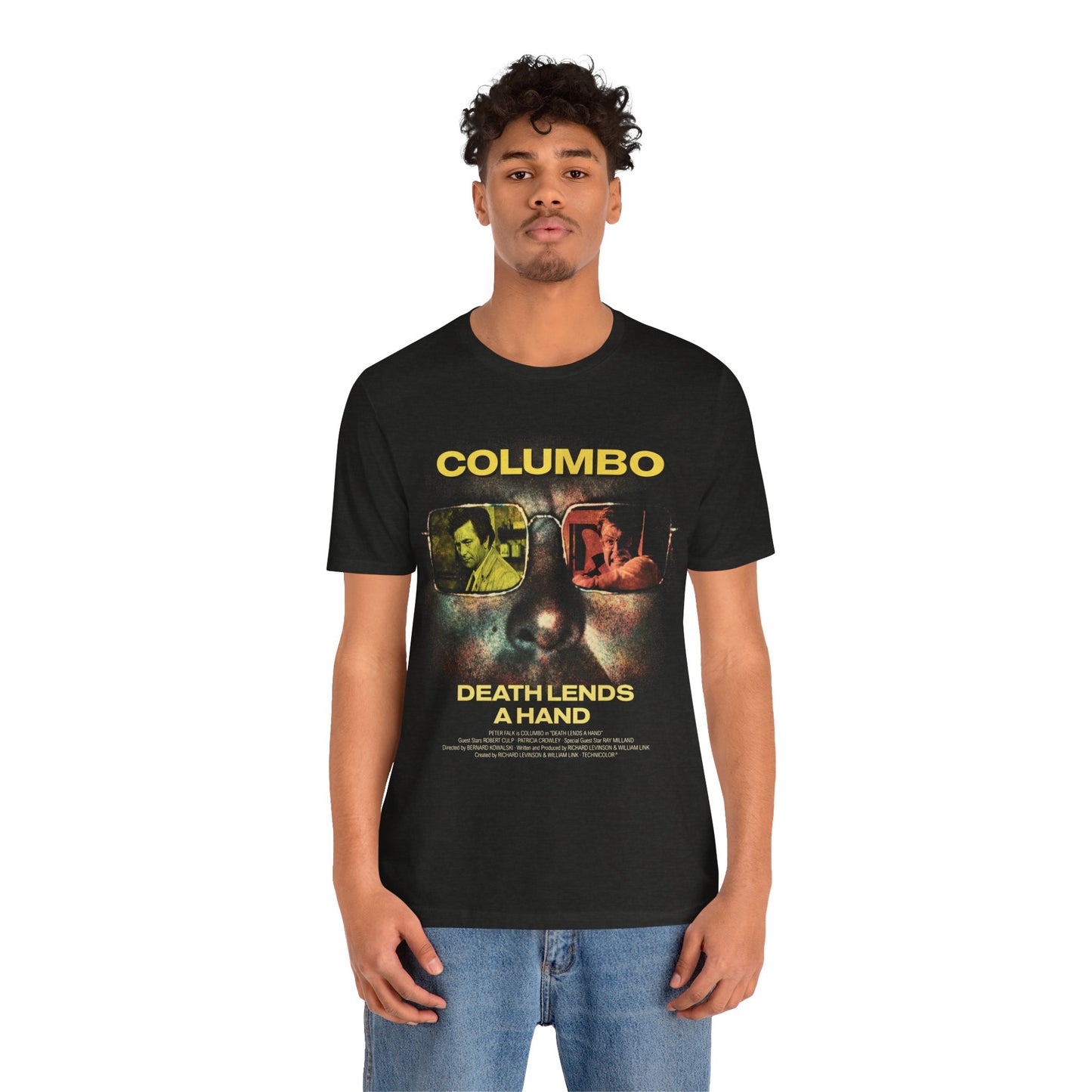 Columbo (Death Lends a Hand/Large Graphic with Vintage Print Effect/Robert Culp/Peter Falk)