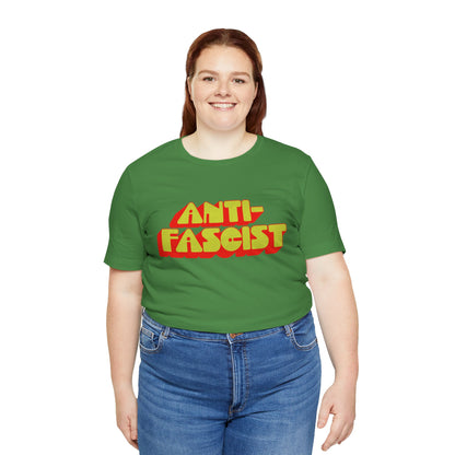 Anti-Fascist (70's Font with Vintage Print Effect)