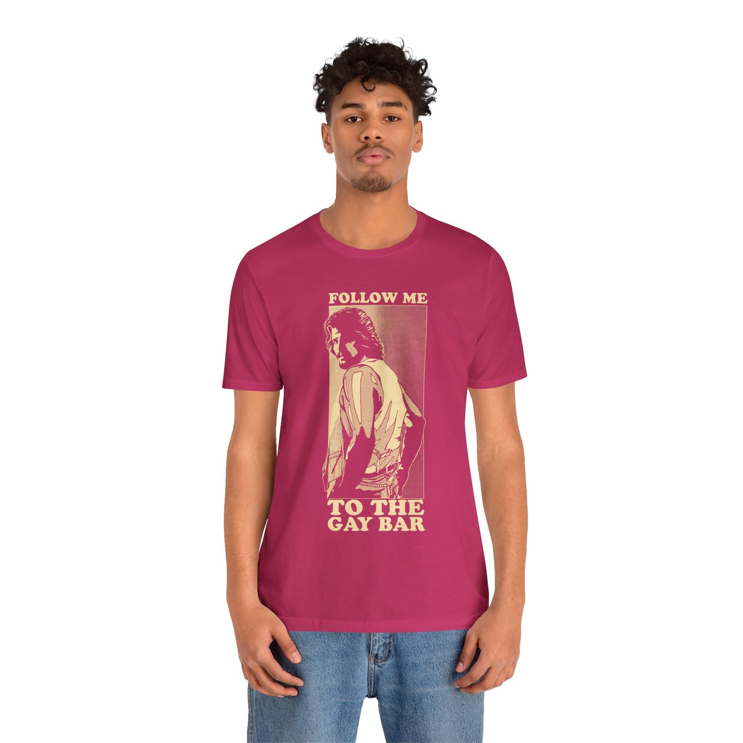 Follow Me to the Gay Bar (Custom Vintage Style Print)