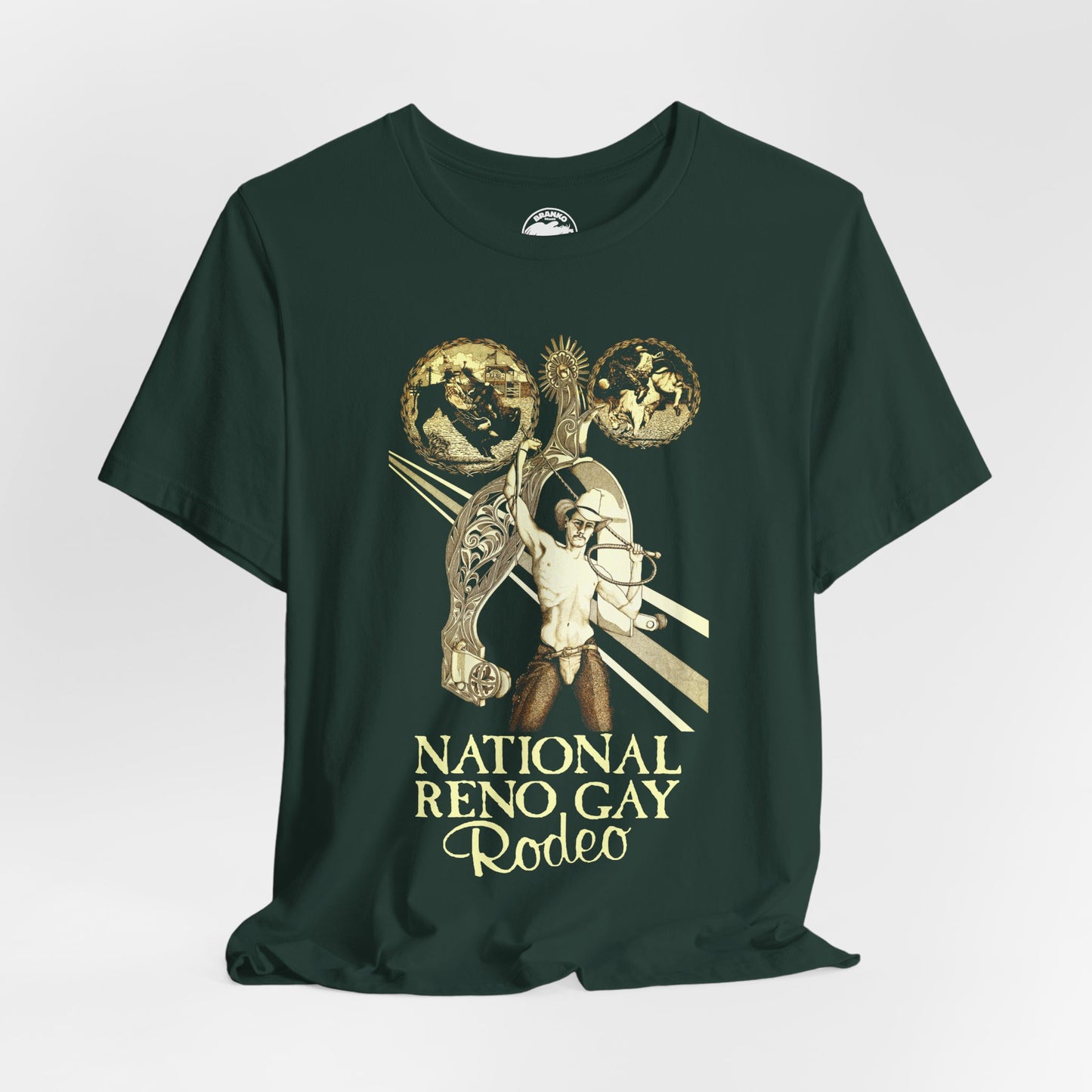 National Reno Gay Rodeo (Replica 80's Souvenir Shirt/Gay Cowboys)