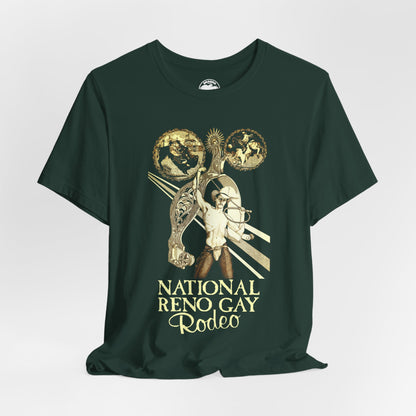 National Reno Gay Rodeo (Replica 80's Souvenir Shirt/Gay Cowboys)