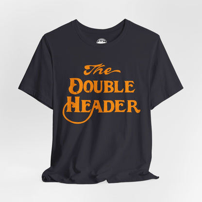 The Double Header (Historic Seattle Gay Bar/1934-2015/Logo with Vintage Print Effect)