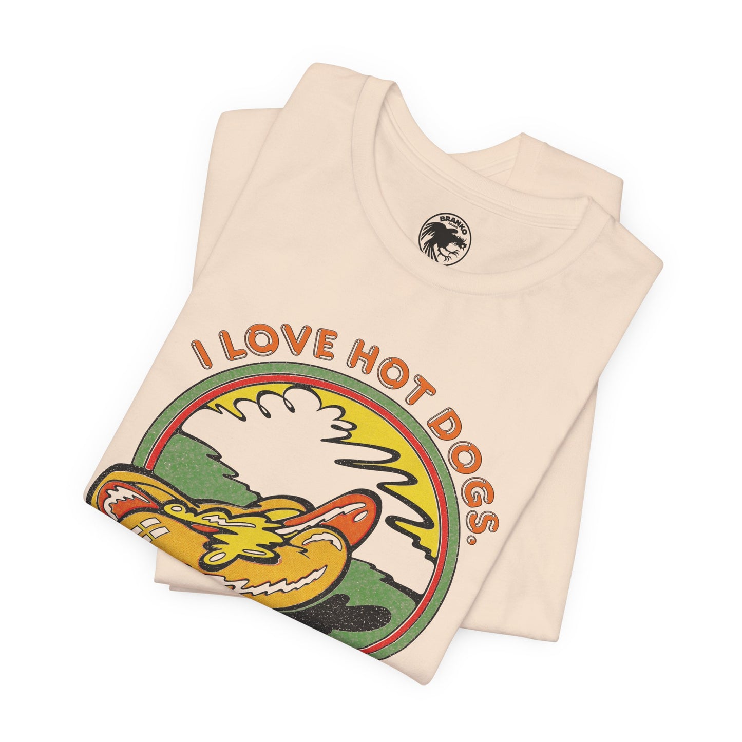 I Love Hot Dogs. Do You? (Replica 70's Iron-On Tee)