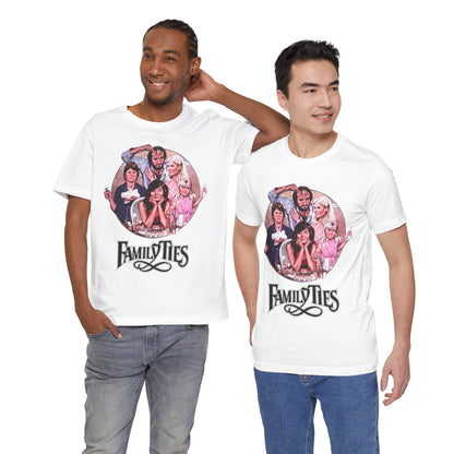 Family Ties (Replica Early 80's Promo Shirt/80's Tees)