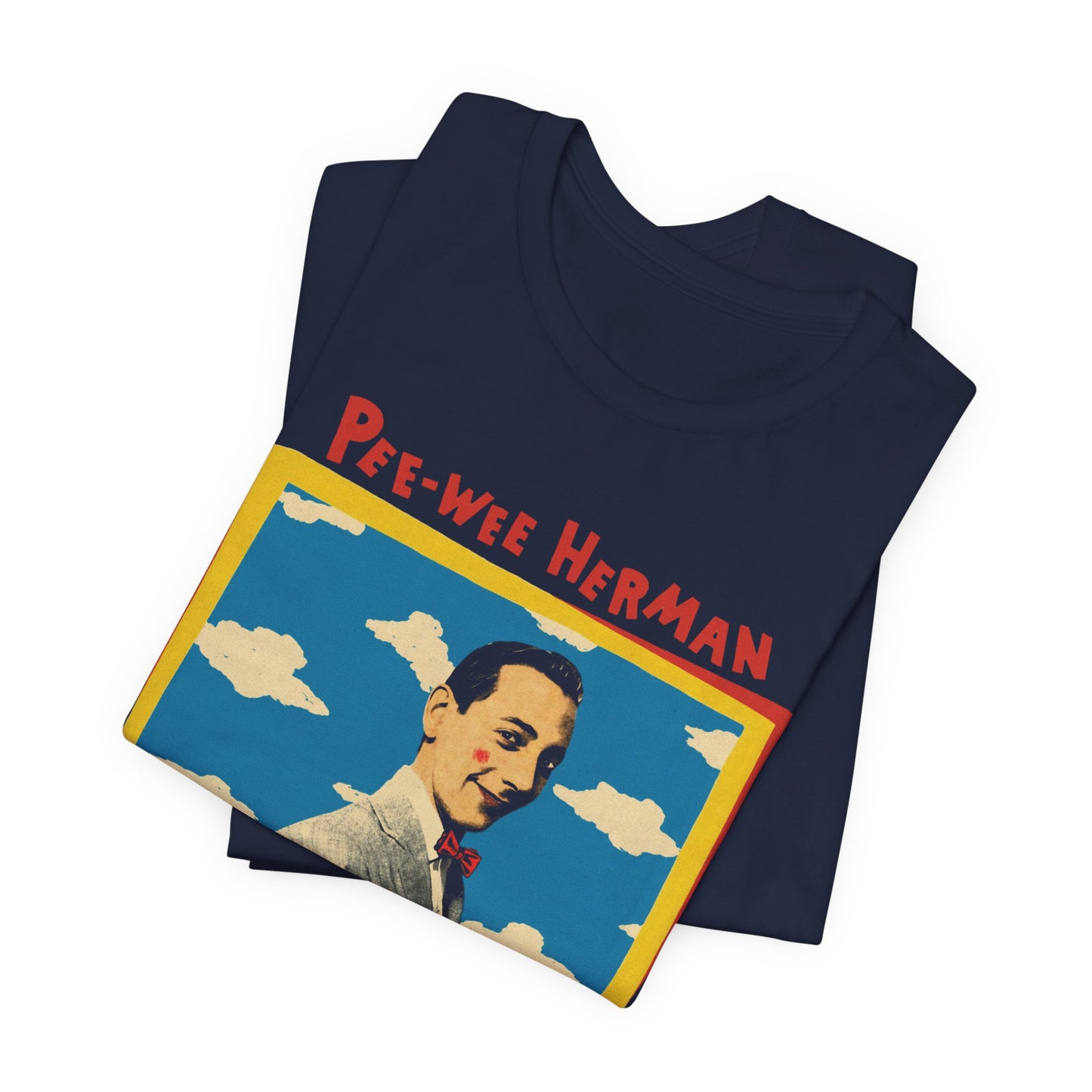 Pee-wee Herman (Replica 80's Promo Shirt with Vintage Print Effect)