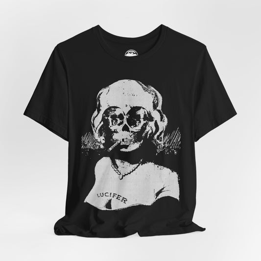 Lady Lucifer (Kenneth Anger Inspired Skull Graphic/Youth Cigarette/Scorpio Rising)