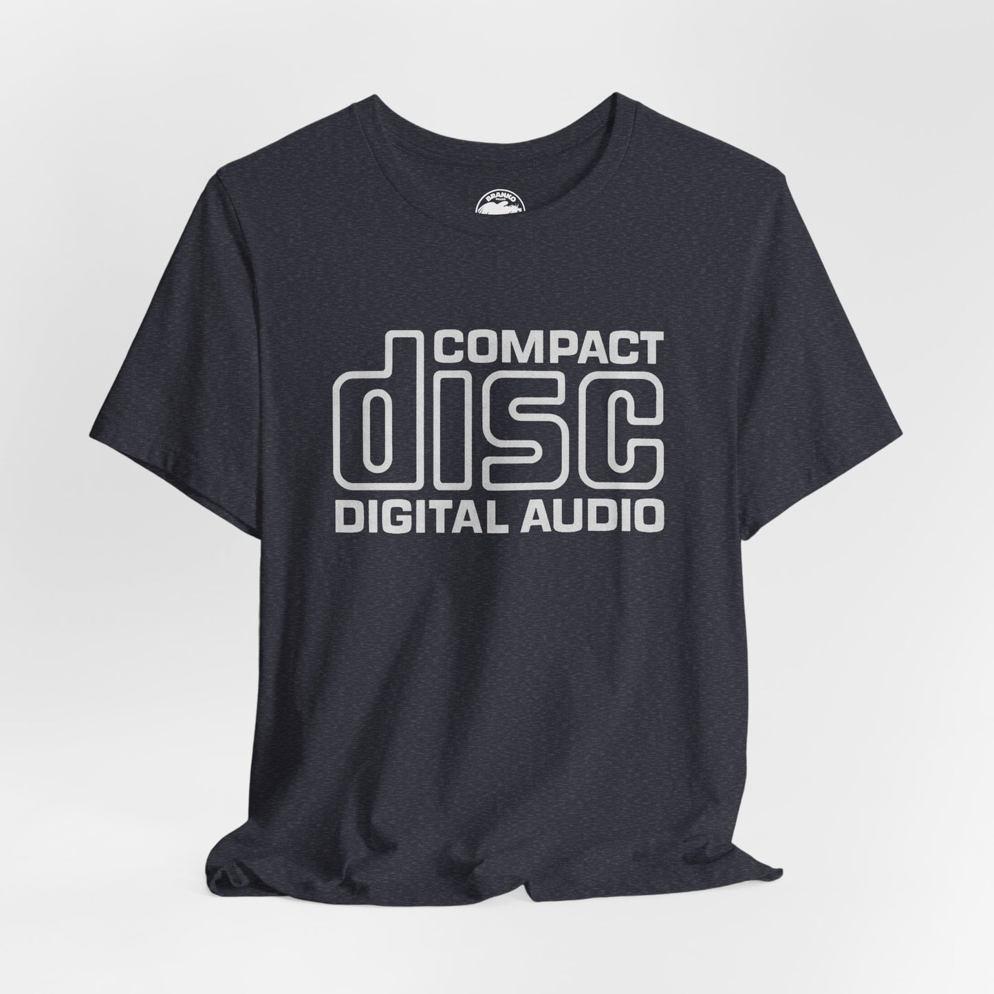 Compact Disc Logo (Graphic Logo with Vintage Print Effect)