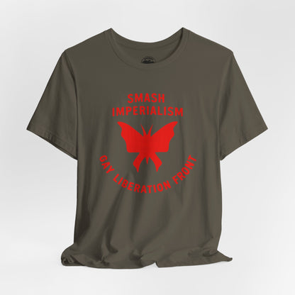 Gay Liberation Front   (“Smash Imperialism” Replica Protest and Fund Raising Shirt)