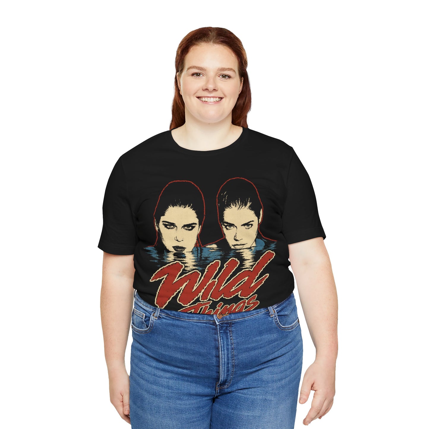 Wild Things (Rock Tee Style with Vintage Print Effect/Neve Campbell & Denise Richards/1998)