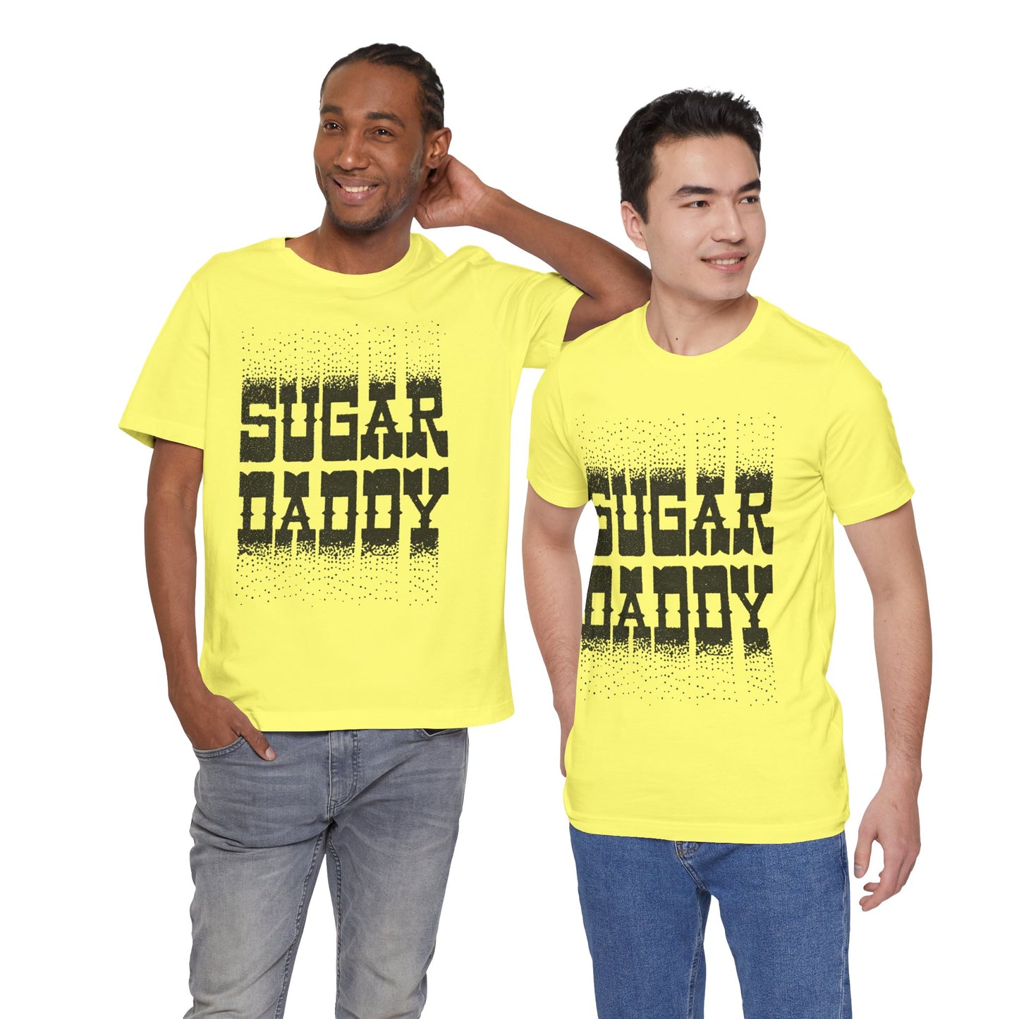 Sugar Daddy (Replica 70's Iron on Transfer Graphic with Vintage Print Effect/Gay Daddy)