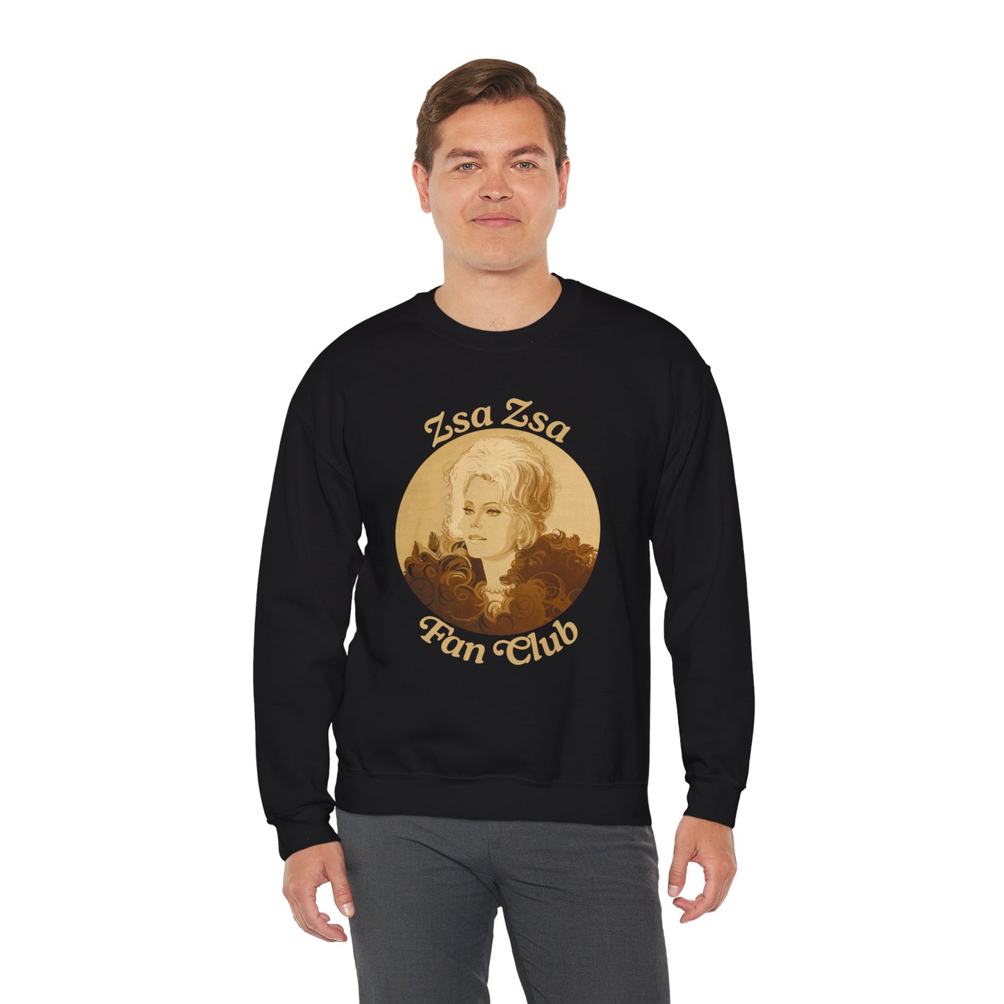Zsa Zsa Fan Club Sweatshirt (Zsa Zsa Gabor Portrait from Dean Martin's Roast)