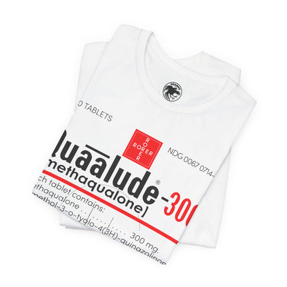 Quaaludes Label (Ludes Label from 70's and Early 80's/Drug Subculture Shirt/Ludes Shirt/Quaaludes Shirt)