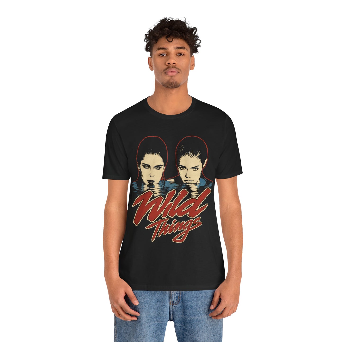 Wild Things (Rock Tee Style with Vintage Print Effect/Neve Campbell & Denise Richards/1998)
