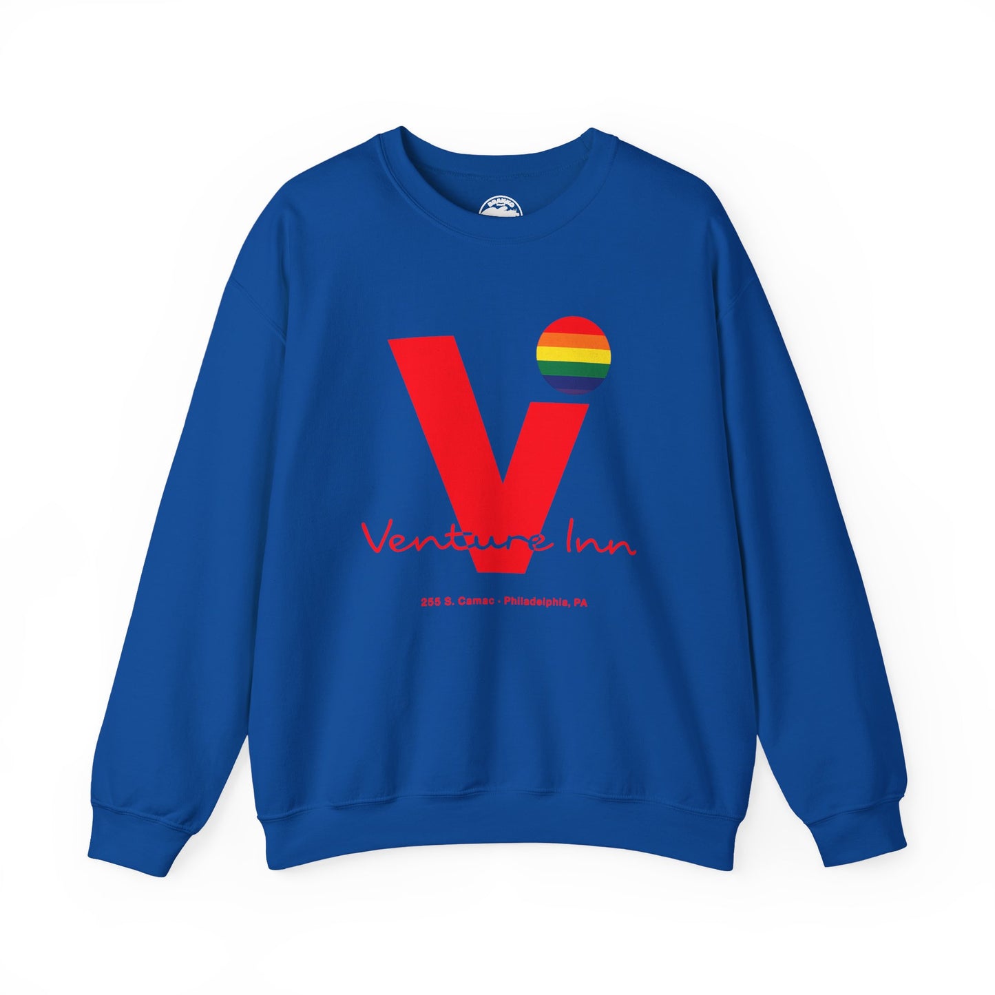 Venture Inn Sweatshirt (Philadelphia Gay Bar/1973-2016/90's Logo with Vintage Print Effect)